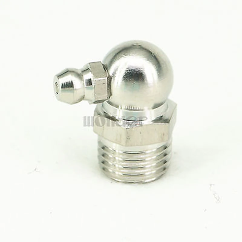 

M10x1mm Metric Male 304 Stainless Steel Grease Zerk Nipple Fitting,straight grease nipple For Grease Gun