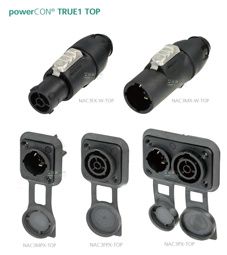20A220V Wasserdicht Männlich Weiblich Abschließbar Eingang Power Stecker Stecker NAC3FX-W-TOP Outdoor LED Großen Bildschirm Stecker ﻿ NAC3MPX-TOP – Detail 10