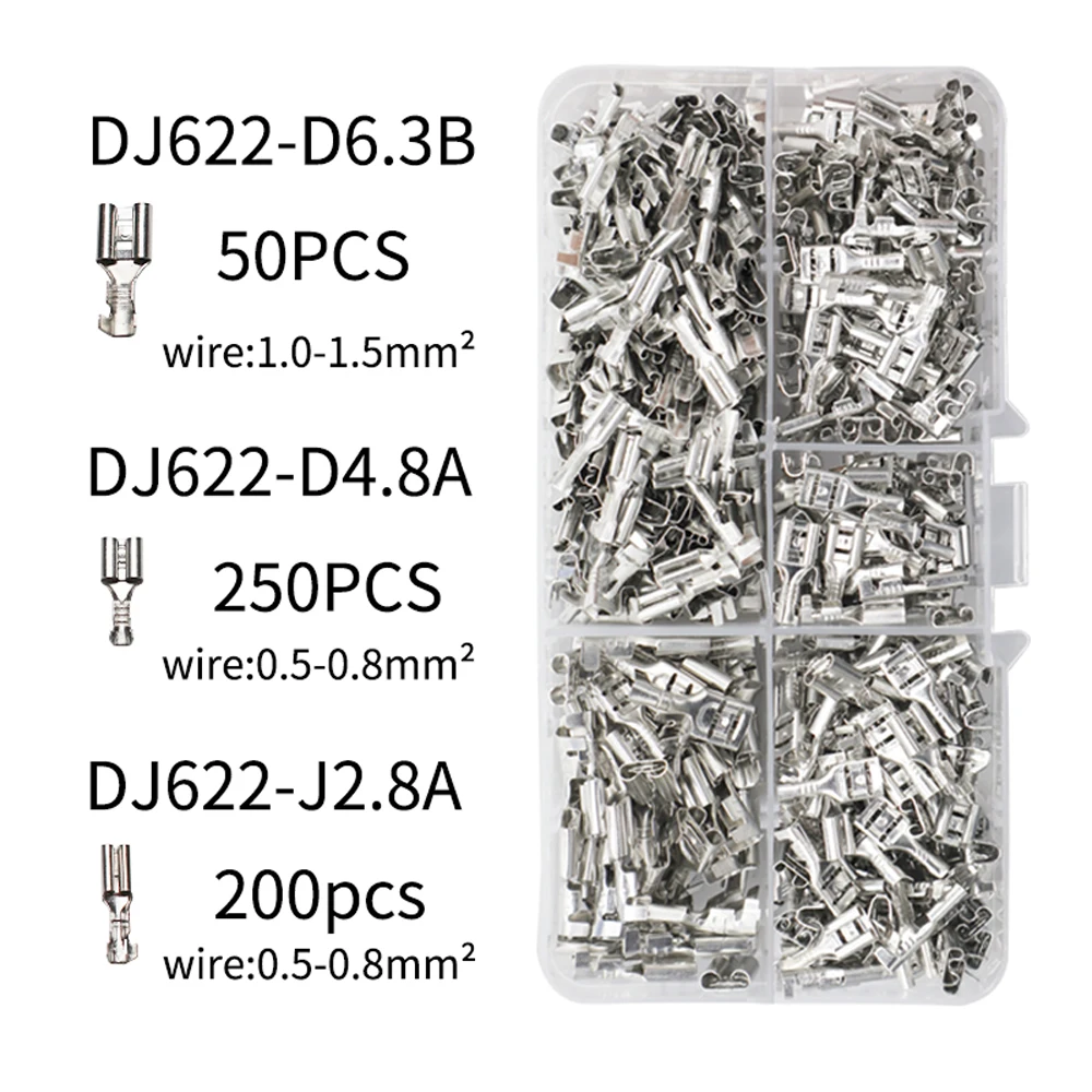IWISS SN-48B Pin crimm pin g Tools Set 3.96/4.8/5.08/6.3mm 26-16AWG Kit pinza crimpatrice 0.5-1.5mm ² per terminali Open Barrel