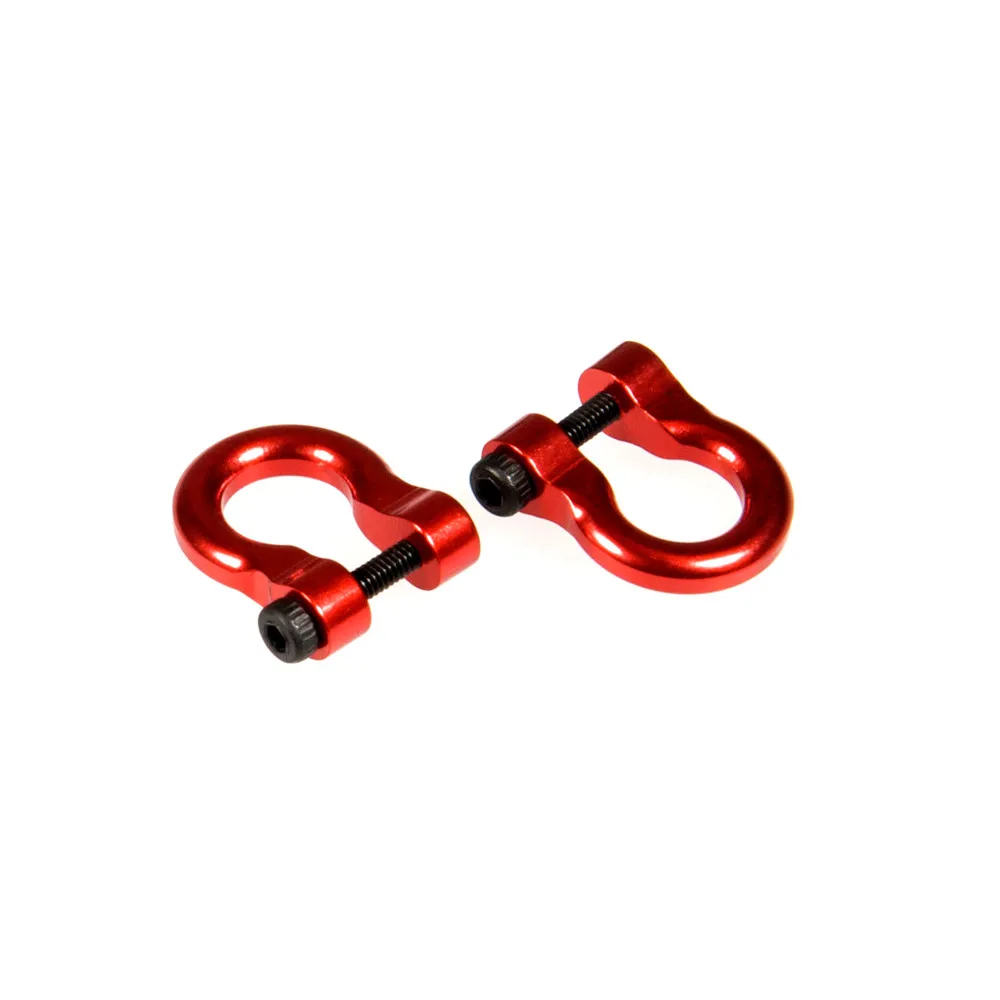 YEAHRUN Metal Bumper D-ring Tow Hook Trailer Shackle Rescue for 1/10 RC Crawler Car TRX4 TRX6 Axial SCX10 90046 Upgrade Parts