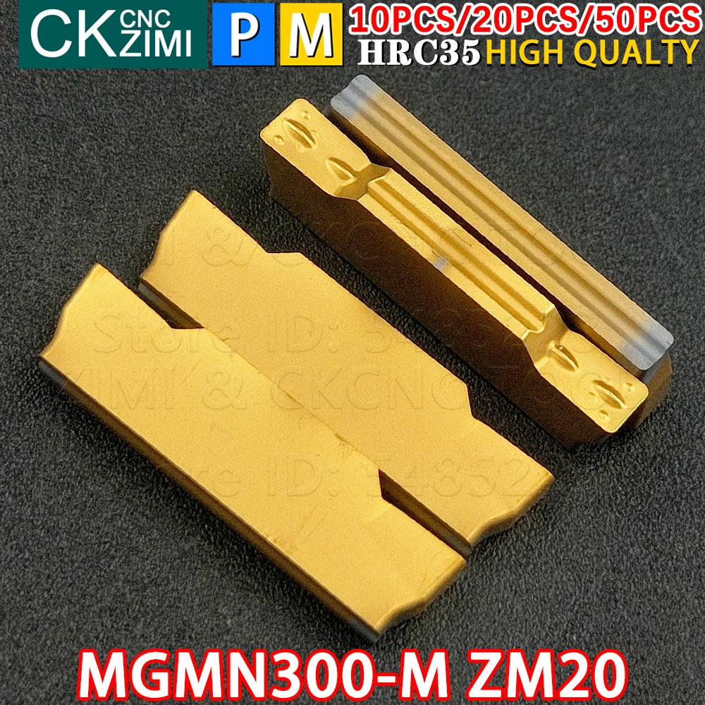 MGMN300-M ZM20 MGMN 300 M 3mm rettifica fine Inserti in metallo duro Taglio scanalatura Inserti utensili Tornio meccanico CNC Utensili per acciaio inossidabile