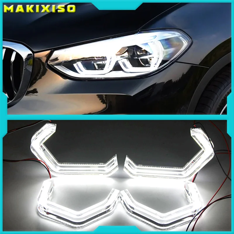 

M4 style LED Angel Eyes For BMW M2 ME M4 M5 F10 F12 F13 F18 F30 F31 F32 F33 F34 F35 F36 E46 Cabrio Coupe 2D auto accessory