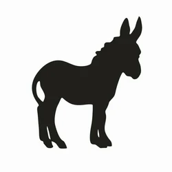 Donkey Animal Vinyl Die Cut Car Decal Sticker Window Laptop Wall sticker many colour