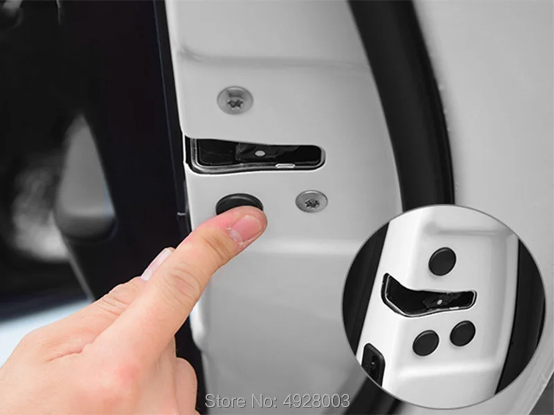 Door Screws Cover Caps Protective Trim Stickers Accessories for Volkswagen VW T-roc Troc 2017 2018 2019 2020 2021