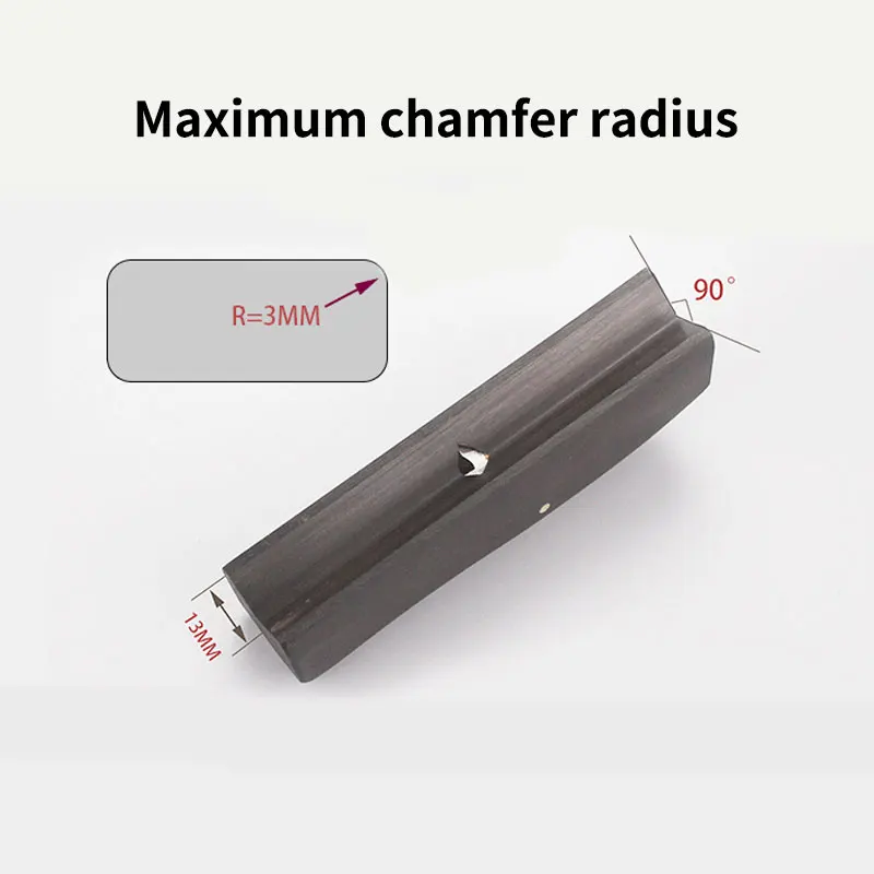 Ebony Small Edge Rounding Plane For Woodworking Chamfering Trimming Plane Mini Ebony HandPlaner Tool DIY Portable Woodcraft Tool