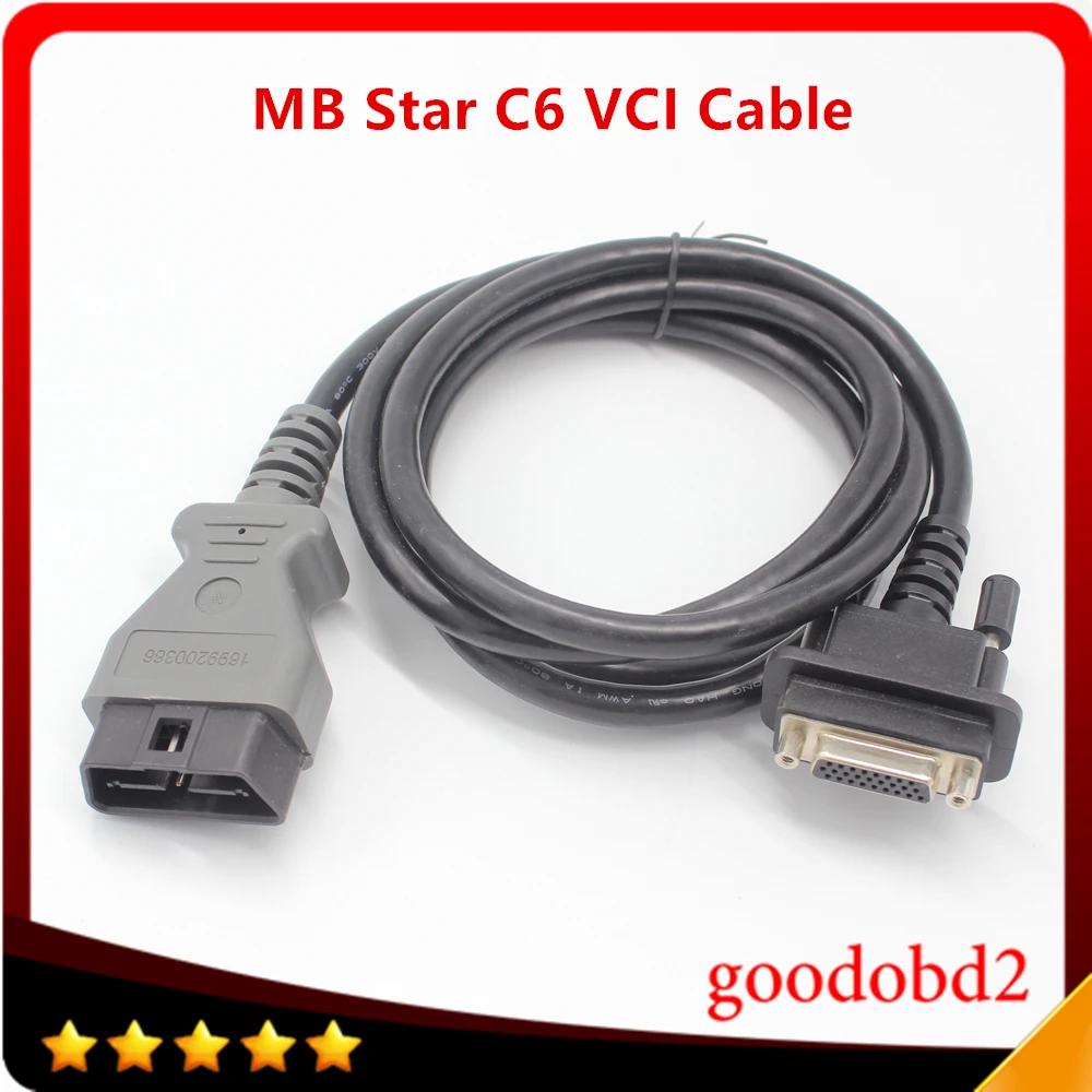 Original MB Star C6 VCI SD Connect C6 OEM OBD2 16PIN Connector Cable