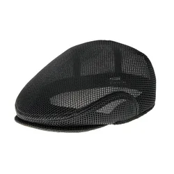 BOTVELA Summer Bunnet Newsboy Cap Men Paddy Dai Cheese-cutter Hats Women Mesh Ivy Flat Caps Net Driving Cabbies Boina 011