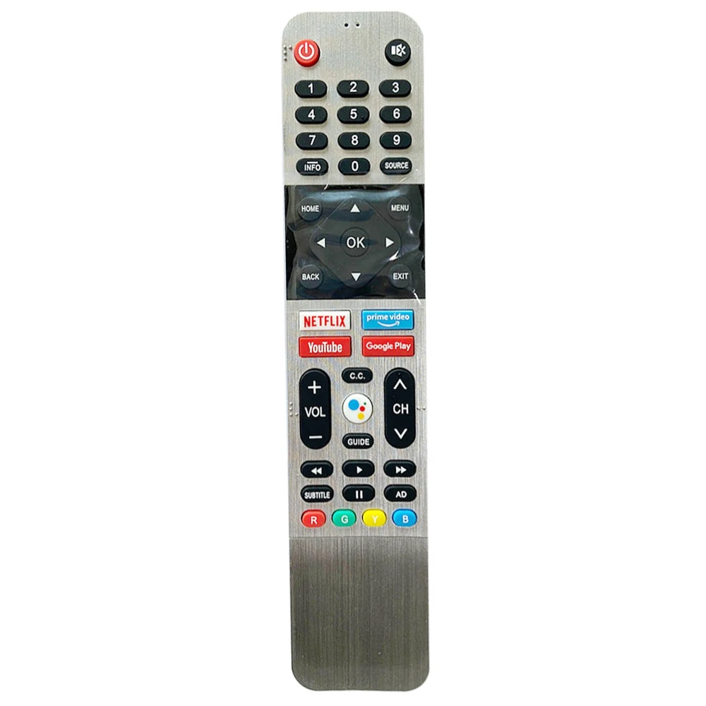 NEW 539C-268923-SW-V1 Skywort AI Remote Control with Netflix GooglePlay YouTube Voice Assistant Blutooth BLE IR controller