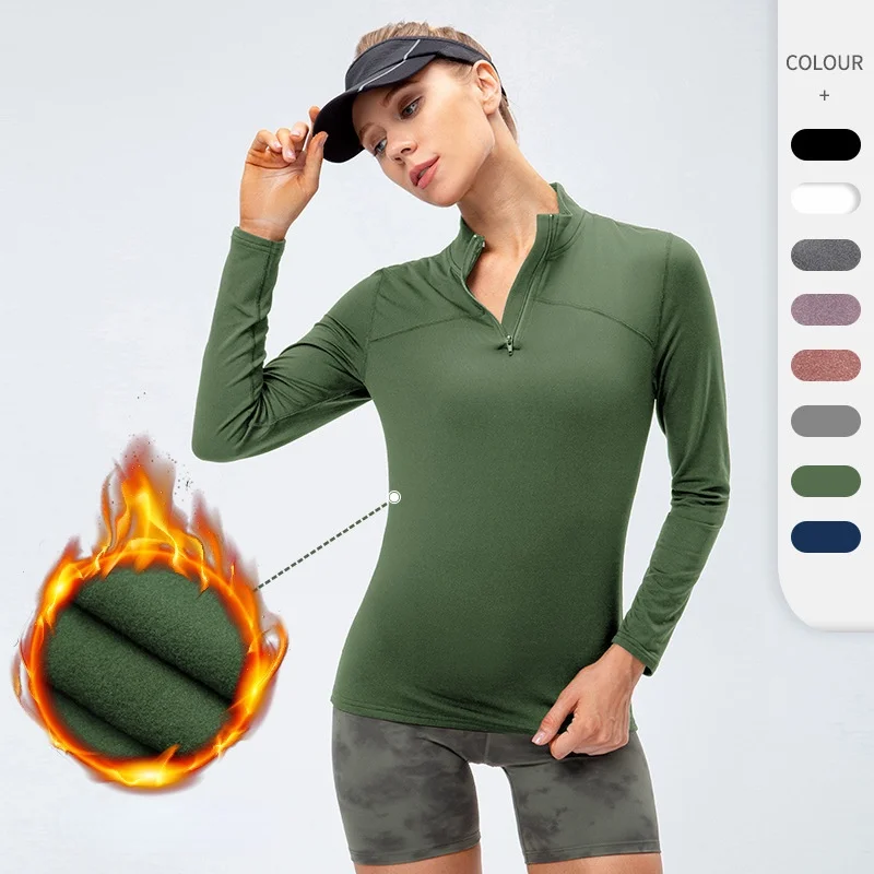 

Women's Sets Skinny Tracksuit Breathable Long Sleeve Top Seamless Outfits High Waist Push Up Leggings Gym Clothes Sport Suit