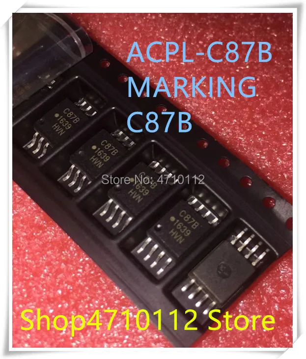 

NEW 10PCS/LOT ACPL-C87B C87BT C87B SOP-8 IC