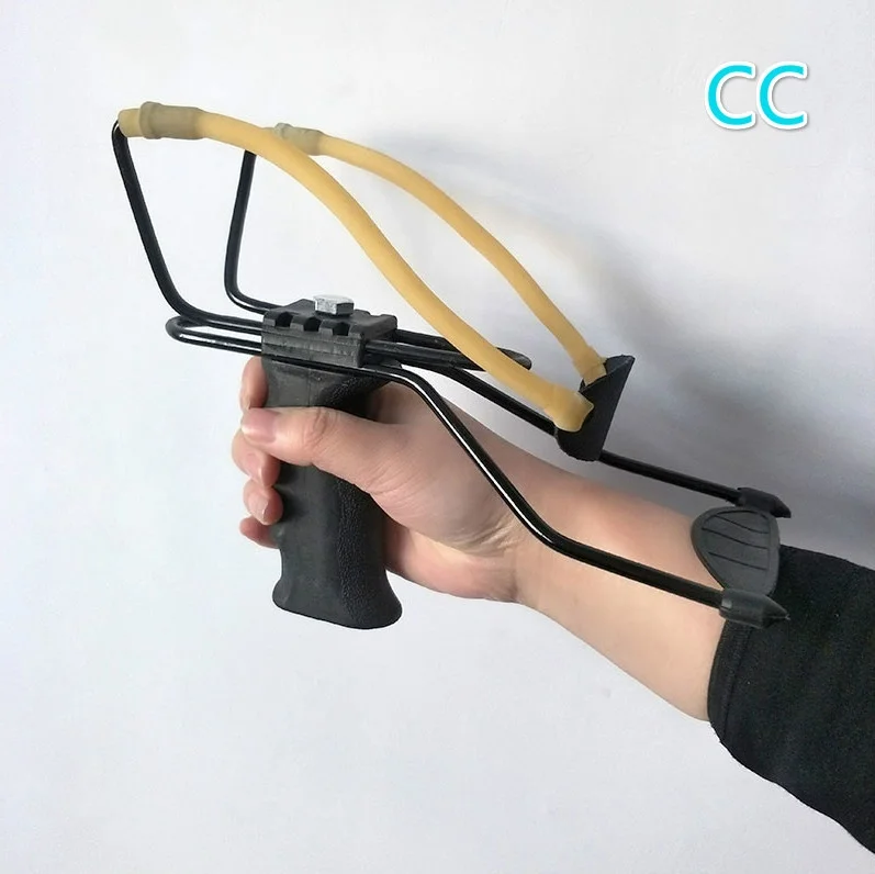 New Outdoor Powerful Sling Shot Folding Wrist Adult Slingshot Hunting Slingshot Catapult Marble Games Hunting