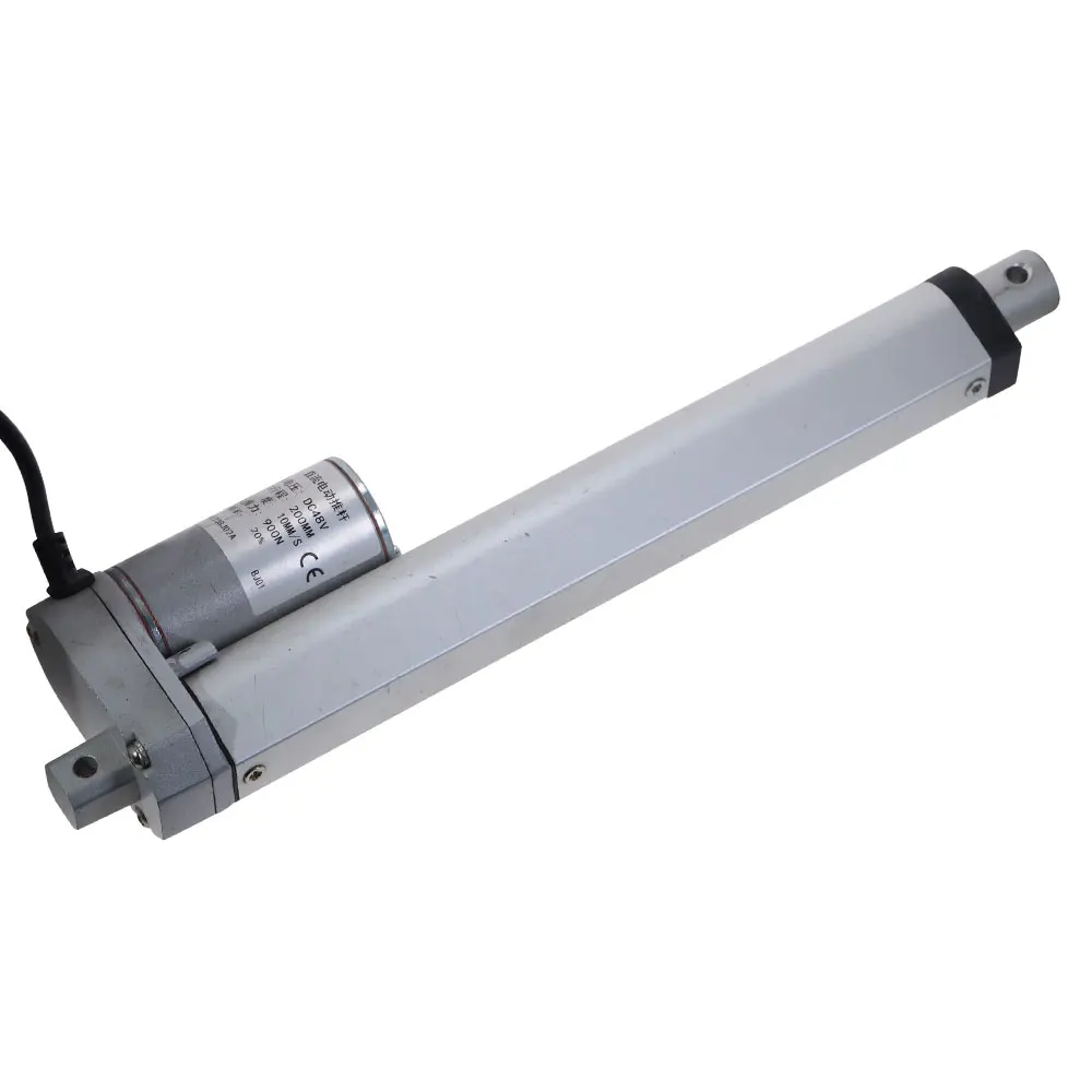 

DC 12V/24V/36V/48V 200mm Stroke High Speed Heavy Load Electric Linear Actuator DC Motor