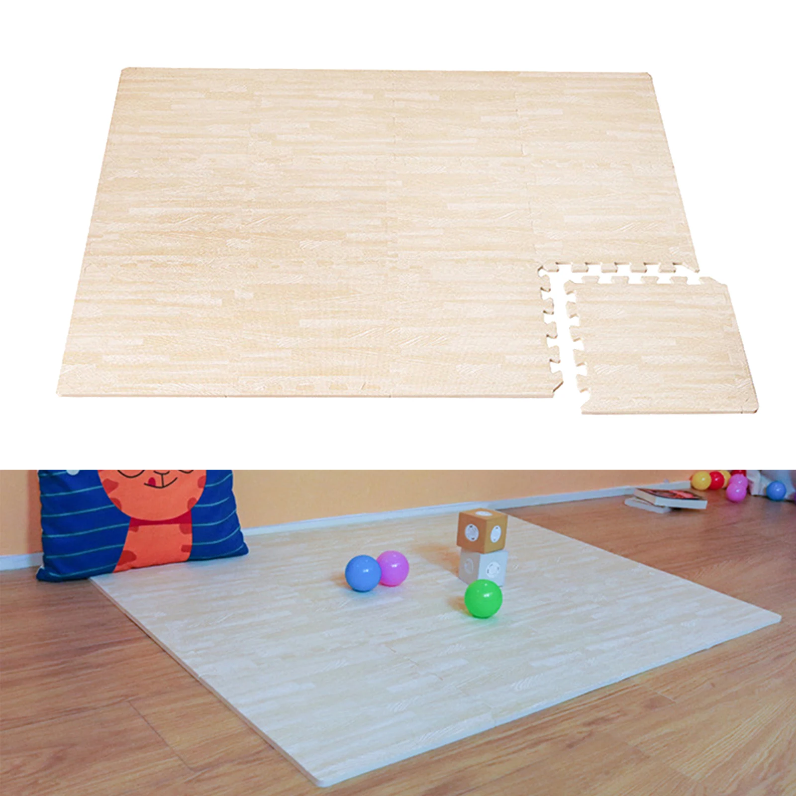 EVA Foam Puzzle Mat para Jardim de Infância, Play Mat, Flooring Padding, Puzzle Mat, 12x12in, 12 PCs