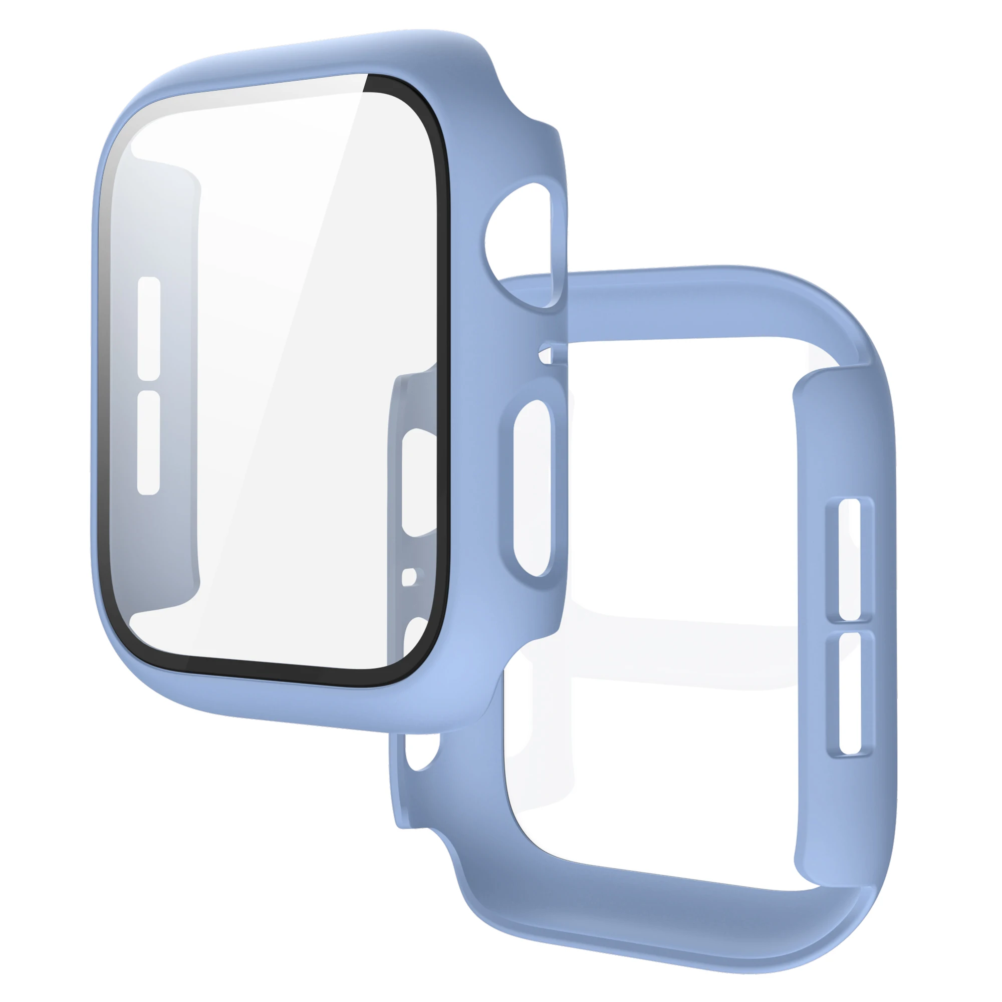 Apple Watch 6 SE 5 4 3 2 1 용 3D 강화 유리 전체 화면 PC 보호기 40mm 44mm, iWatch 화면 보호 커버 케이스 38/42mm