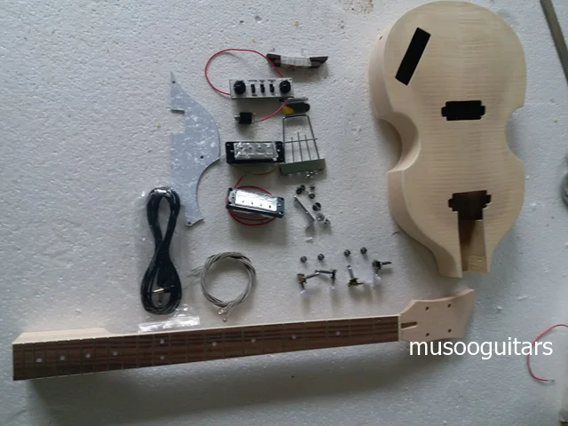 NEW DIY Electric Bass Guitar Kit Violin Bass Build Your Own