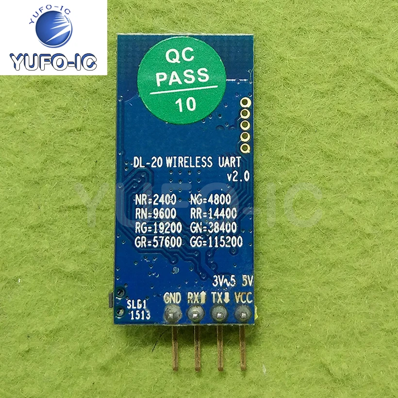 Free Ship 2pcs DL-20 CC2530 2.4G ZigBee Wireless Transmitter-Receiver Module To Send And Receive Data Passthrough