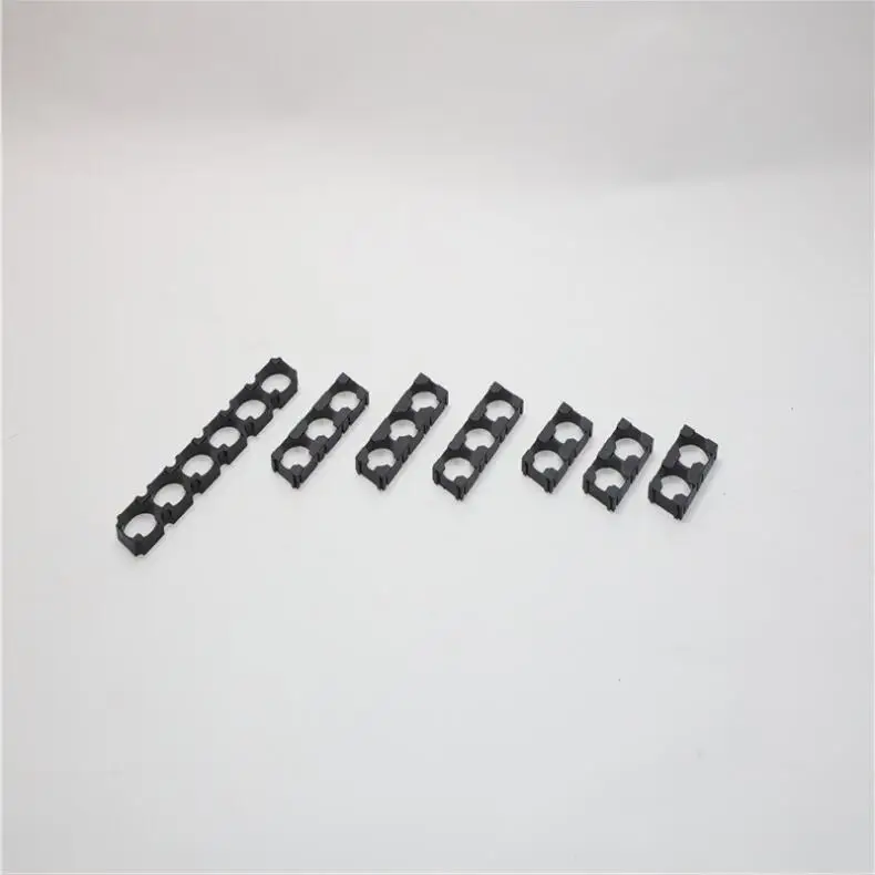 400pcs/lot 1*7 1*8 1*9 1*10 26650 Battery Holder Bracket Cell Safety Anti Vibration Plastic Brackets For 26650 Lithium Batteries