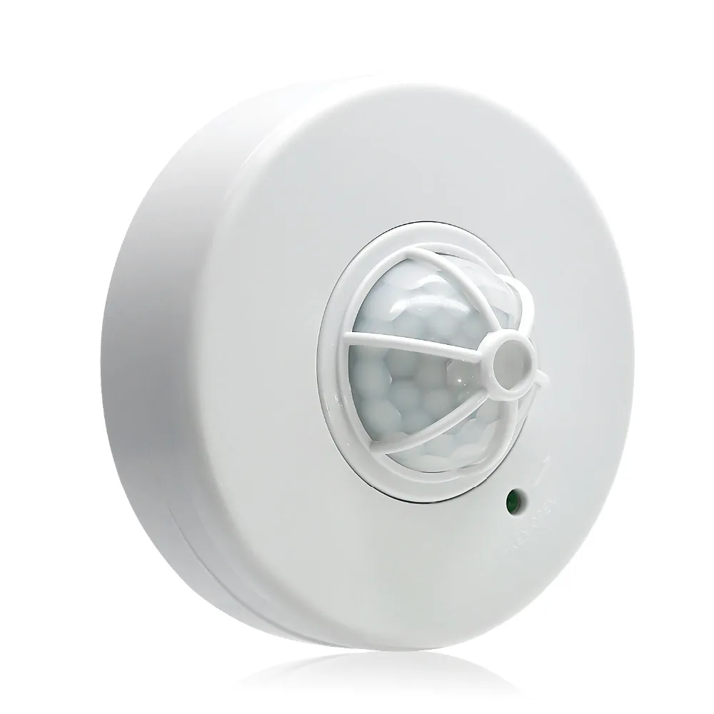 High Sensitivety Adjustable 360 Degree  Ceiling PIR Motion Sensor With 3 Detectors 110V 220V Led Light Switch