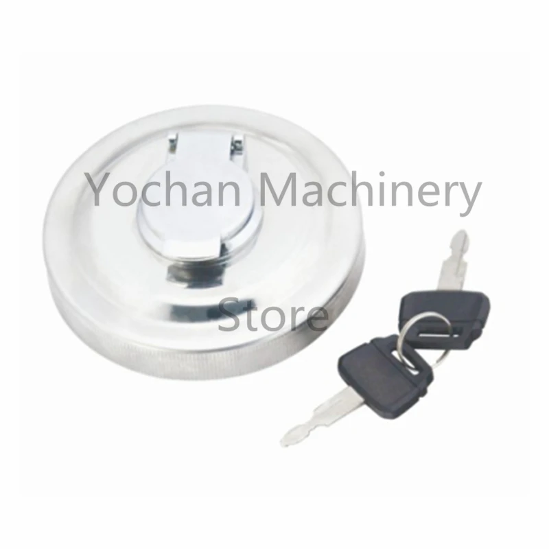 

Stainless Steel Fuel Tank Cap Diesel Cover For Kobelco Excavator SK200-8 YN20P01034P2 2444R1047