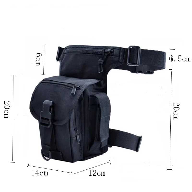 2019 New Men Women Punk Vintage Motorcycle Bag Leg Belt Steampunk Waist Bag Nylon Travel Waist Pack Male Pouch leg bag