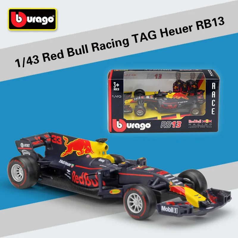 Bburago Diecast 1:43 Scale F1 Red Bull Racing F1 Car RB16&15&14 Infiniti Racing Team Alloy Toy Formula 1 Car Model Kid Gift