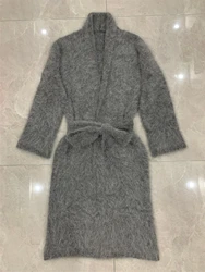 New Mink cashmere  robe free shipping  S2176