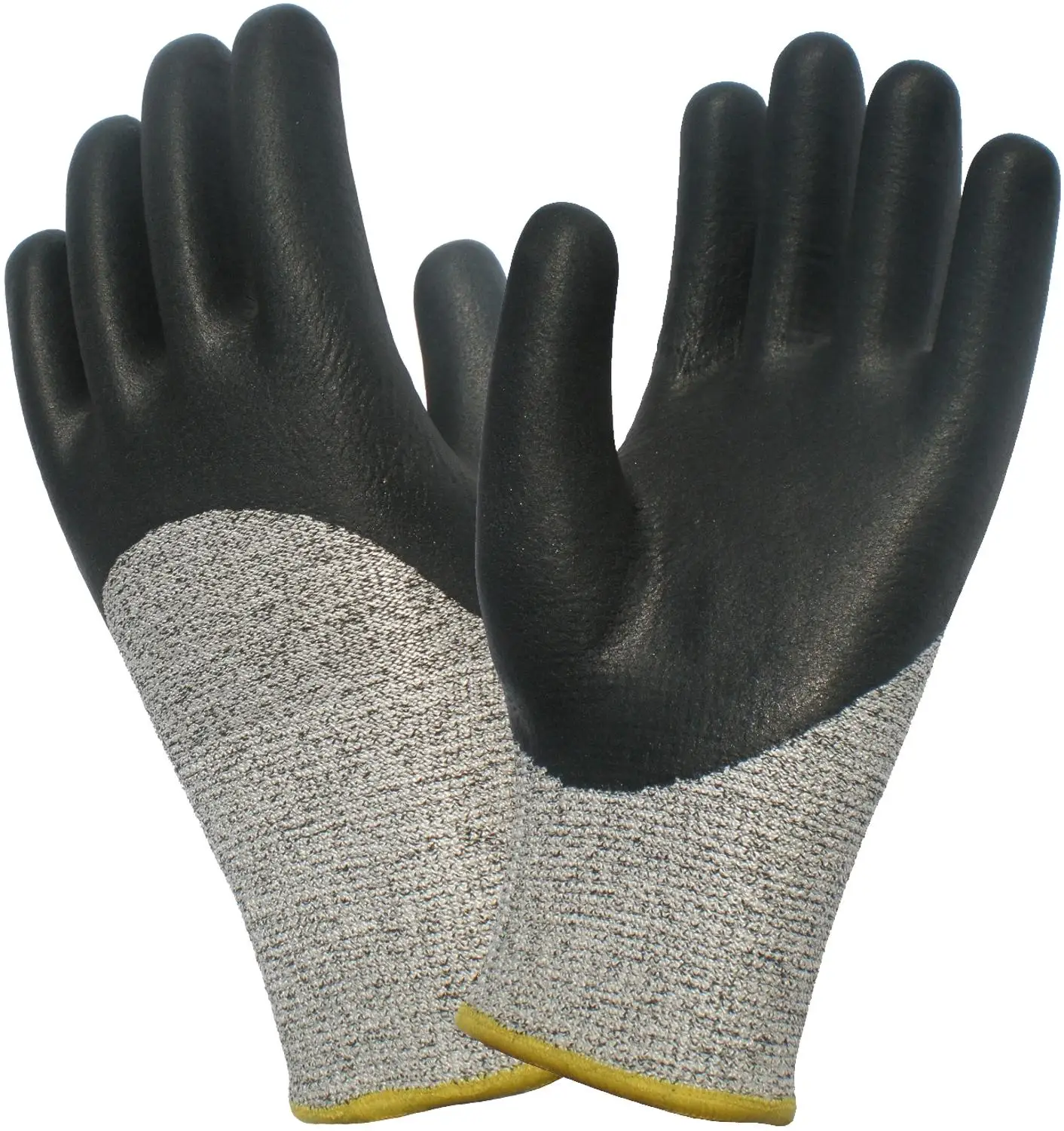 

Micro Anti Cut Resistant Work Glove Foam Nitrile 3/4 Dipped Maxi High Flex HPPE Glass Handling Butcher Safety Mittens