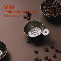 Retro Iron Mini Bowl Coffee Beans Tray Tablespoon Metal Decorative Food Photography Props Storage Spoon Kitchen Cafe Bakeware