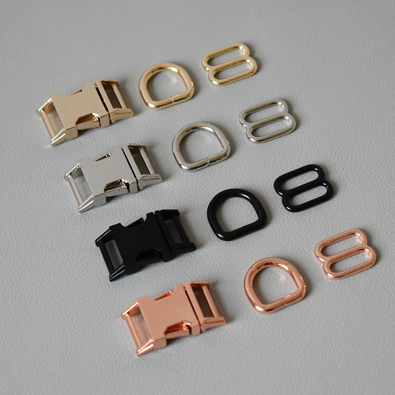 

20 Sets 15mm Metal Adjust The Buckle Adjuster Slider DIY Straps Bags Belts Dog Collar Accessories High Quality Plated Metal