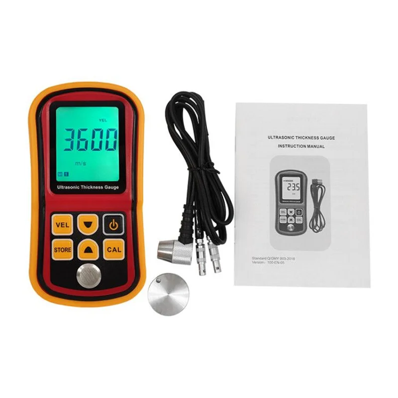 Digital Ultrasonic Thickness Gauge Tester Plastic Glass Ceramics Metal Steel plate Stainless Steel Pipe Wall Thickness Gauge