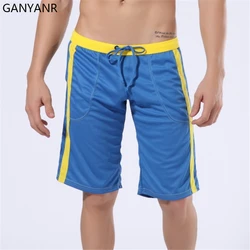 GANYANR Running Shorts Men Gym Sport Crossfit Fitness Training Basketball Workout Soccer Jogging Bodybuilder Sportswear Tennis