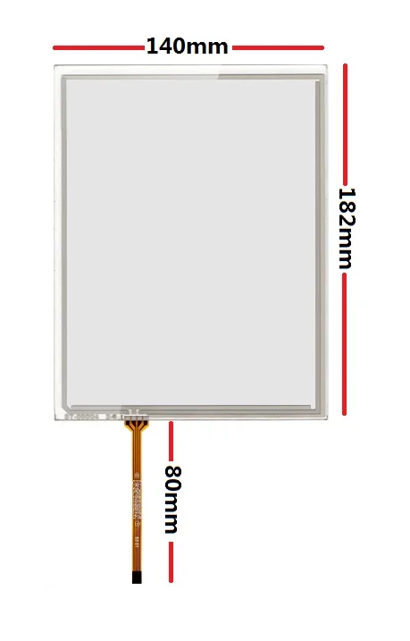 New 8 inch four-wire resistive touch screen LCD screen special touch screen 183*141mm small mouth