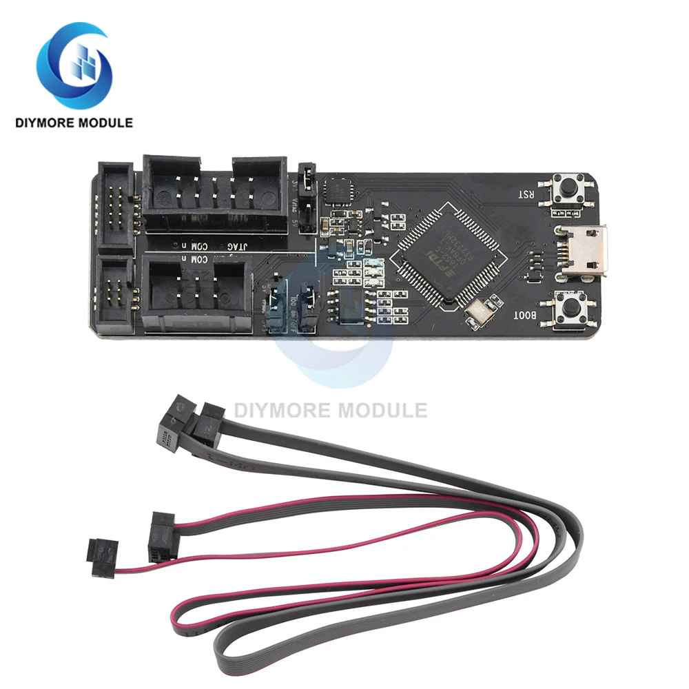 ESP-Prog Development Board Debugger Programmer Downloader Micro USB 5V Output with JTAG Cable for Arduino ESP32