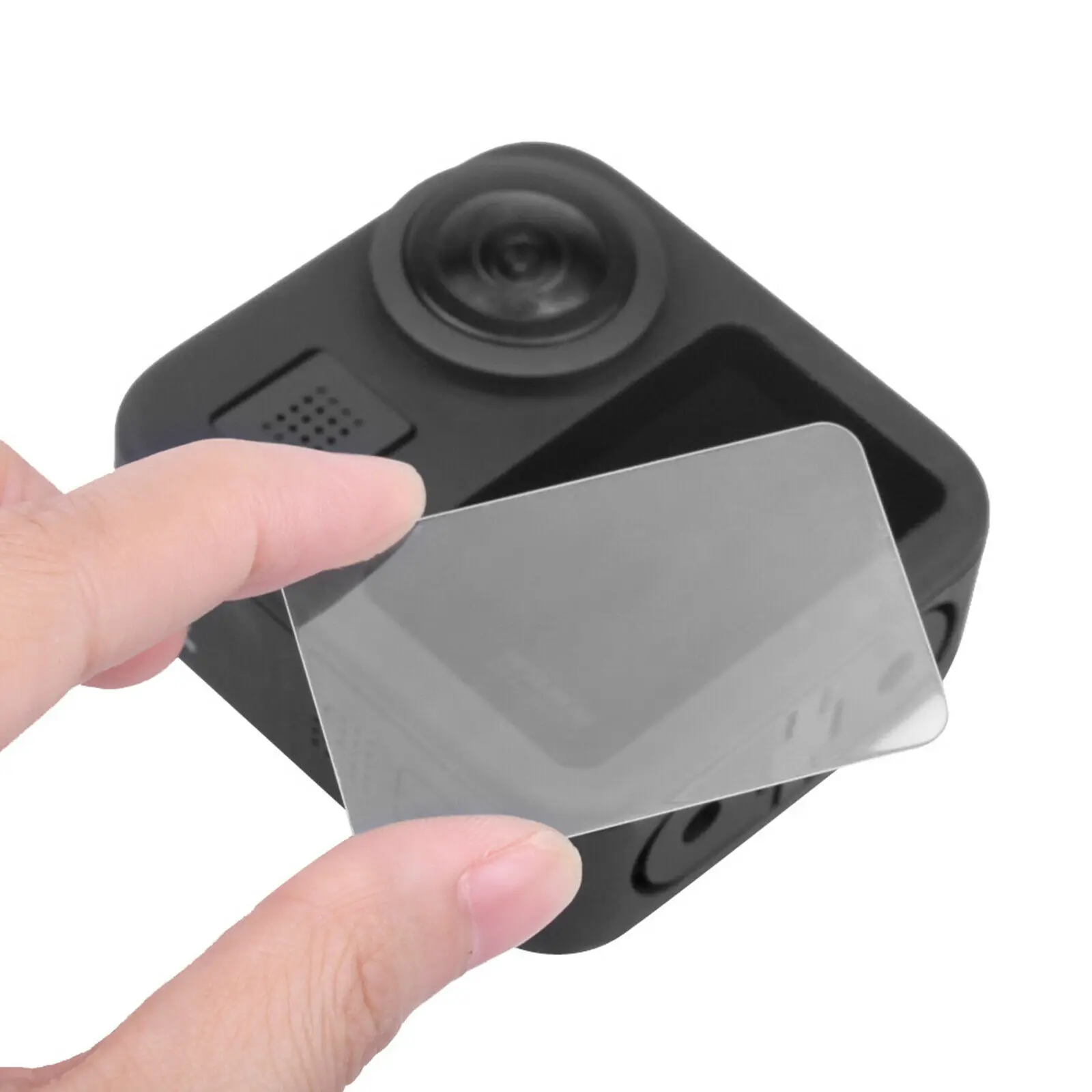 Novo protetor de tela de vidro temperado lente capa acessórios da câmera para gopro max esportes acessórios da câmera