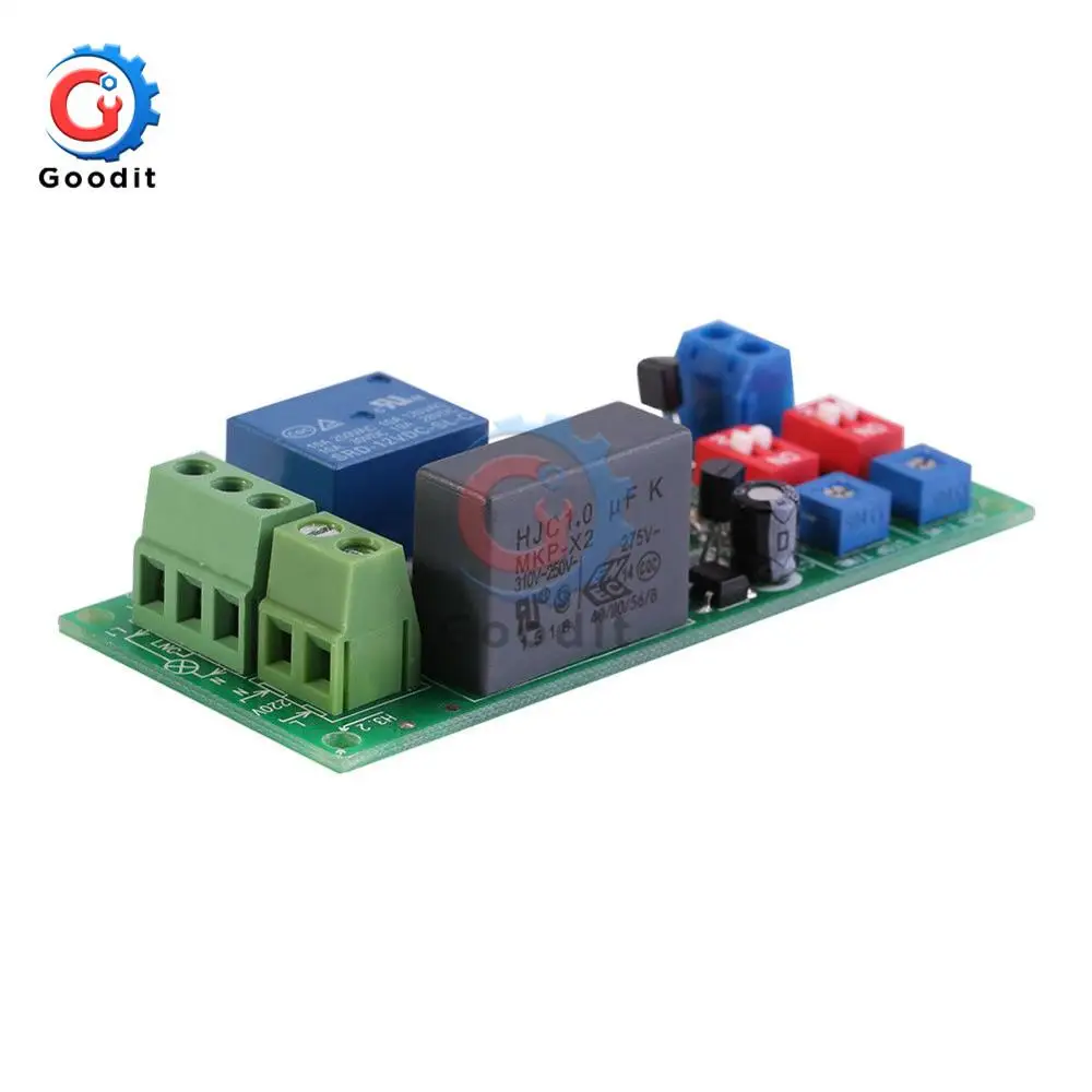 AC 100V 110V 120V 220V 230V 240V Adjustable Timer Control Relay Module Turn Off Delay Switch For Equipment Machine Test Circuit