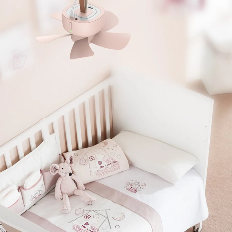 원격 제어 캠핑 텐트 USB 천장 선풍기, 마이크로 팬, 초저소음 미니 천장 선풍기, 타이밍 및 풍속 조절 가능