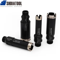 SHDIATOOL 1pc Gas 1/2 and M14 Thread Welded Diamond Drilling Core Bits (Wet) For Hard Granite Marble Drilling Bit Stone Hole Saw