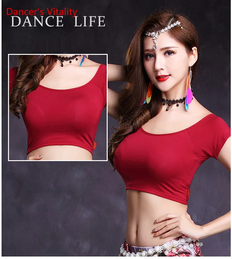 New Modal Belly Dance Top Costumes short Sleeves Belly Dance Tops For Women Belly Dance top S M L XL XXL