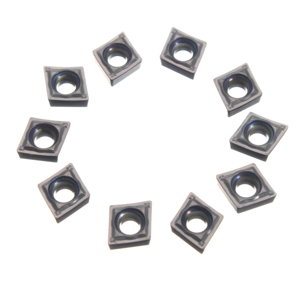 10 قطعة CCMT060204 SM IC907 908 تحول كربيد إدراج الداخلية تحول أداة شفرة CNC CCMT 060204 مخرطة أداة معدنية