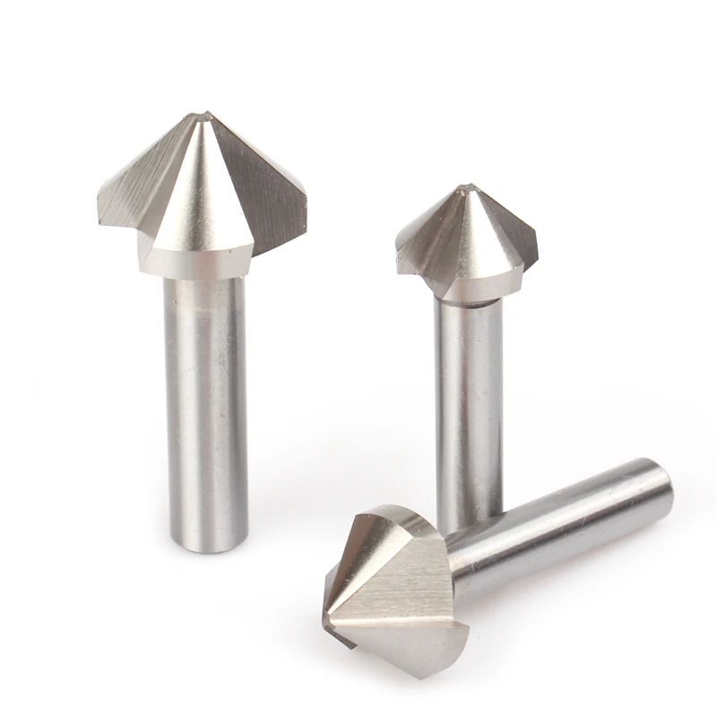 4,5-50 mm 3-Schneiden 90-Grad-HSS-M2-6542-Senker-Fasenbohrer für Edelstahl und Aluminiumlegierungen – Detail 8