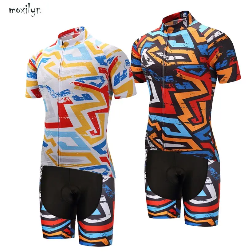 

Moxilyn Pro Team Cycling Jersey 9D Bike Shorts Set Ropa Maillot Ciclismo Cycling Clothing Men MTB Mountain Bike Jersey Set Man