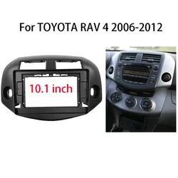 Samochód ramka wykończeniowa radia dla TOYOTA RAV4 2006-2012 Audio Stereo jednostka główna odtwarzacz Panel deski rozdzielczej montażu 9/10.1 cal zestaw ze szkieletem