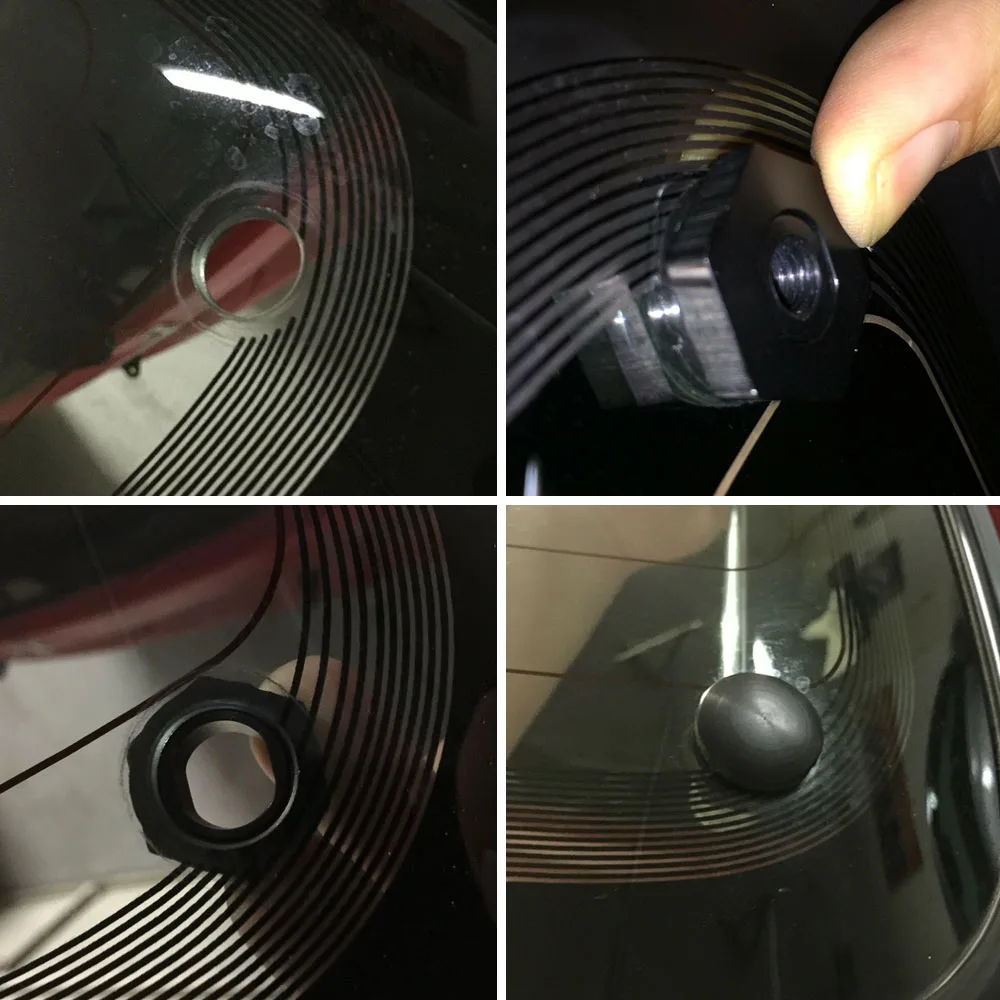 Aluminum Rear Glass Strut Hardware Complete Kit for Honda Civic 92-95 3Dr Hatchback EG6 CRV BX101754