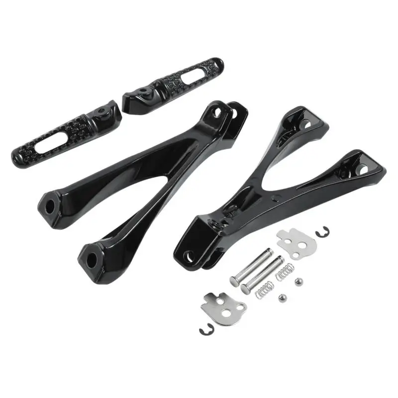 Motorcycle Rear passenger FootPeg Footrest Bracket Footrest Set For HONDA CBR1000RR CBR 1000 RR 2017-2023 18 2008-2016 2004-2007