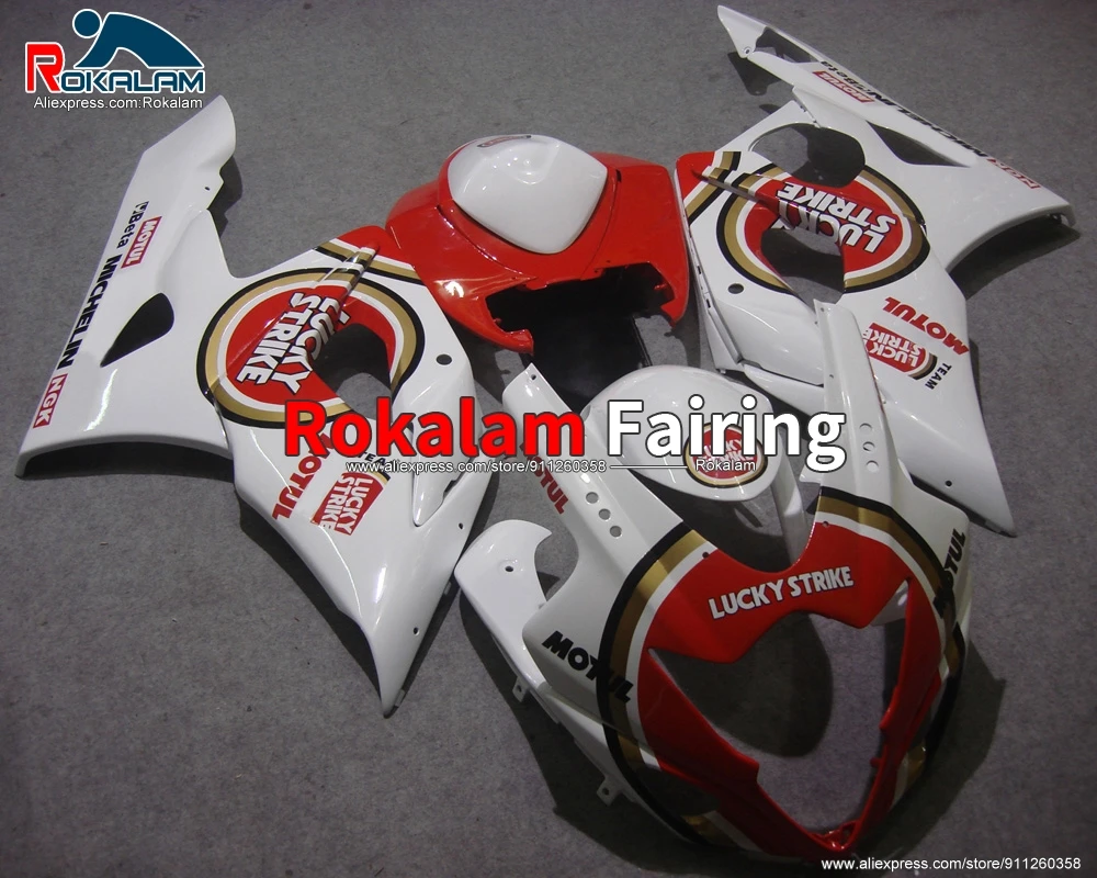 

Body Kit For Suzuki GSXR1000 K5 05 GSXR1000 K5 06 GSXR 1000 2005 2006 Motorcycle White Red Fairing Kit (Injection Molding)