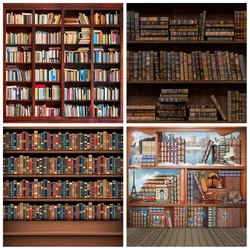 Yeele Bookshelf Photocall Back To School Child Portrait Photography Backdrop Photographic Decoration Background For Photo Studio