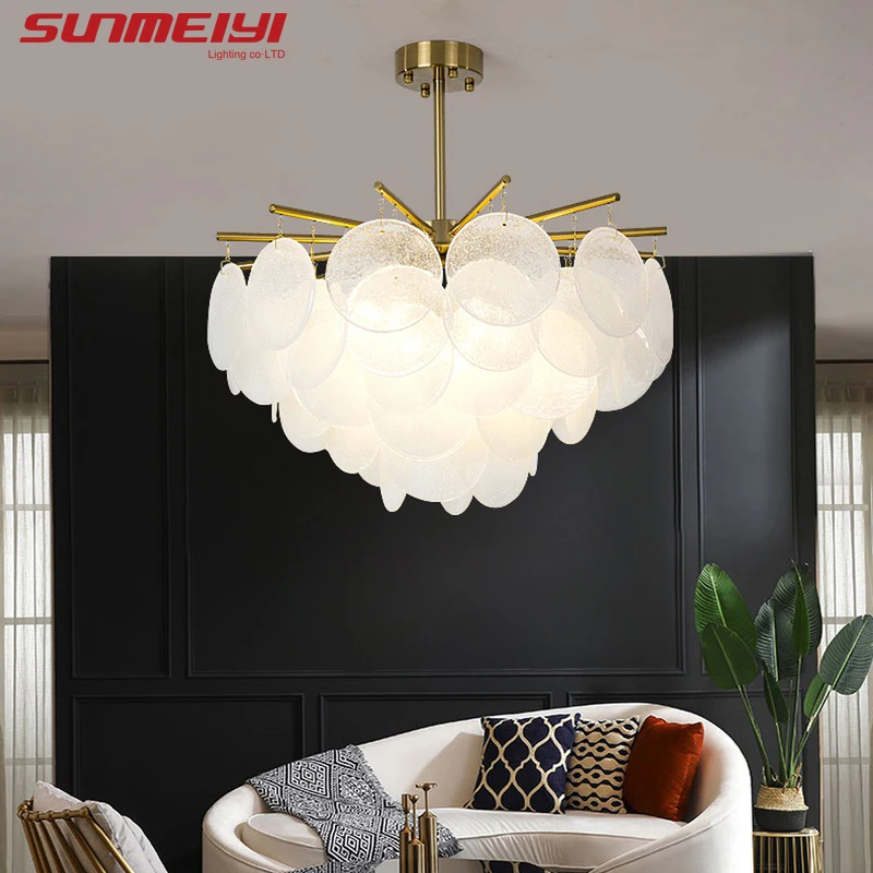 Nordic Led Chandeliers Living room decor Home Lighting Creative Glass Chandelier For Bedroom Ktichen room Lamp lamparas de techo