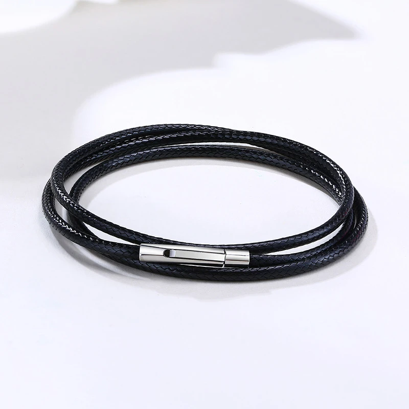 Vnox Basic 2/3 mm Wide Rope Chain Choker Necklaces for Men Women 16/18/20/22/24/26/28/30 Inch Accessories
