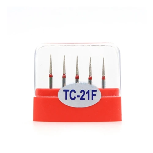 100 peças de diamante dental burs fino e extra fino fg bur TC-21F / TC-11F ,TC-11EF, TC-21EF