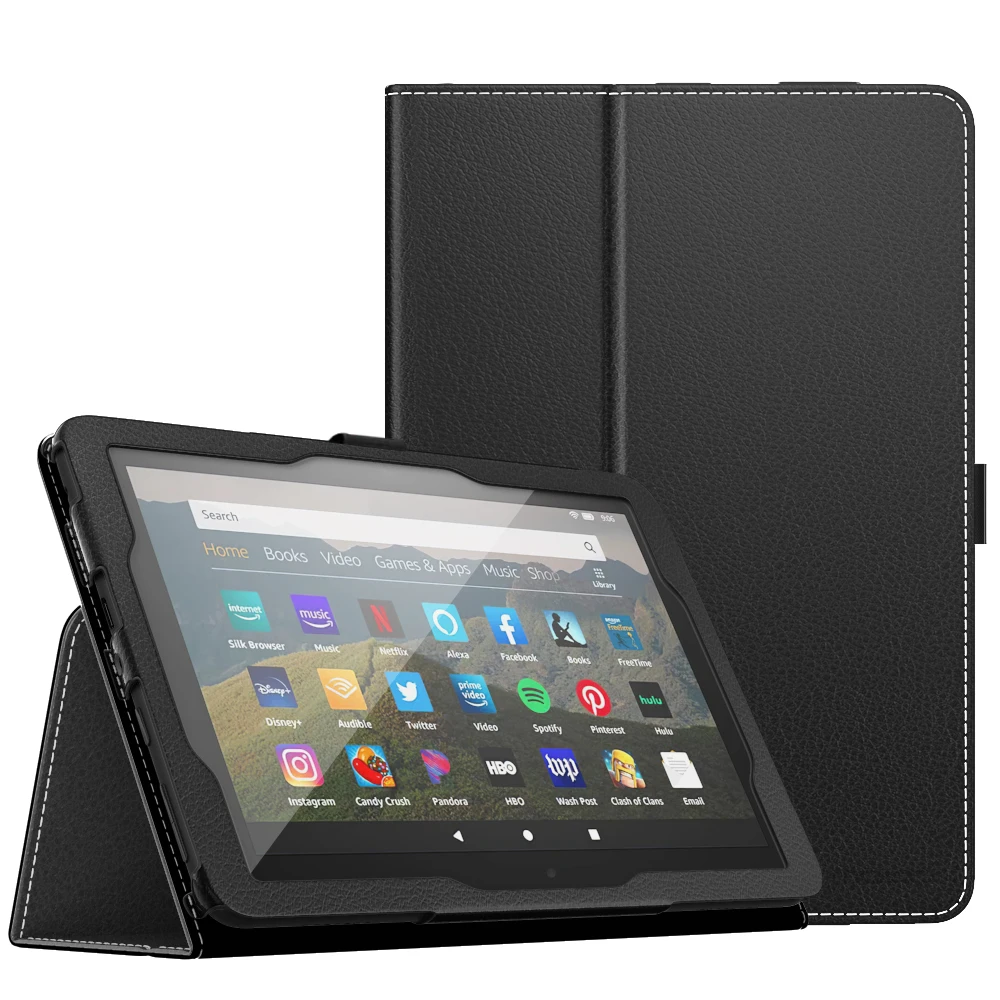 MoKo Case for  All-New Kindle Fire HD 8 Tablet and Fire HD 8 Plus Tablet (10th Generation,2020 Release),Slim Folding Stand Cover